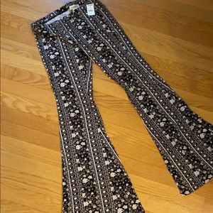 Floral Pattern Pants
